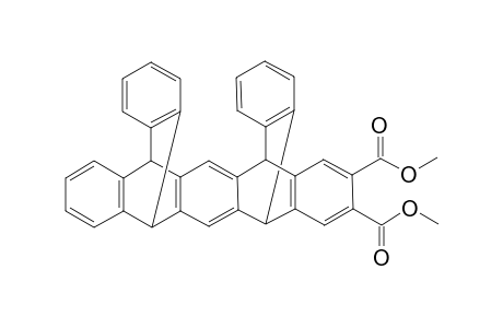 Dimethyl 5,14-[1',2']:7,12-[1'',2'']dibenzeno-5,7,12,14-tetrahydropentacene-2,3-dicarboxylate