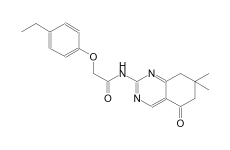 N-(7,7-dimethyl-5-oxo-5,6,7,8-tetrahydro-2-quinazolinyl)-2-(4-ethylphenoxy)acetamide