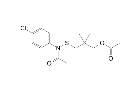 4-Chloro-N-acetyl-N-(3-acetoxy-2,2-dimethyl-propylthia)-aniline