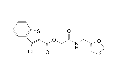 2-[(2-furylmethyl)amino]-2-oxoethyl 3-chloro-1-benzothiophene-2-carboxylate