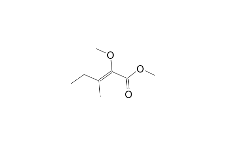 2-Pentenoic acid, 2-methoxy-3-methyl-, methyl ester