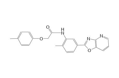 N-(2-methyl-5-[1,3]oxazolo[4,5-b]pyridin-2-ylphenyl)-2-(4-methylphenoxy)acetamide