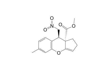 Methyl (9R,9aS)-6-Methyl-9-(nitromethyl)-1,2,9,9a-tetrahydrocyclopenta[b]chromene-9a-carboxylate