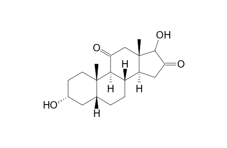 5.beta.-androstan-3.alpha.,17-diol-11,16-dione