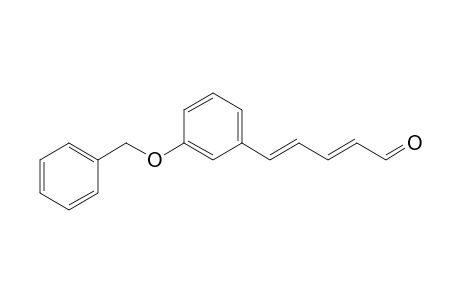 (2E,4E)-5-(3-(Benzyloxy)phenyl)penta-2,4-dienal