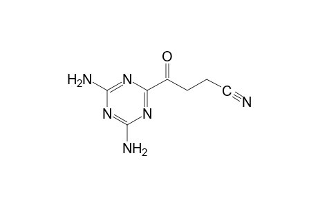 4,6-diamino-gemma-oxo-s-triazine-2-butyronitrile