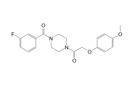 piperazine, 1-(3-fluorobenzoyl)-4-[(4-methoxyphenoxy)acetyl]-