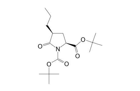 TERT.-BUTYL-(2S,4S)-N-TERT.-BUTOXYCARBONYL-4-PROPYLPYROGLUTAMATE