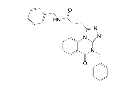 [1,2,4]triazolo[4,3-a]quinazoline-1-propanamide, 4,5-dihydro-5-oxo-N,4-bis(phenylmethyl)-