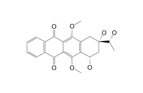 (7S,9S,1' RS)-7,9-Dihydroxy-9-(1'-hydroxyethyl)-6,11-dimethoxy-7,8,9,10-tetrahydronaphthacene-5,12-dione