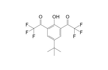 4-(tert-Butyl)-2,6-bis(trifluoroacetyl)phenol
