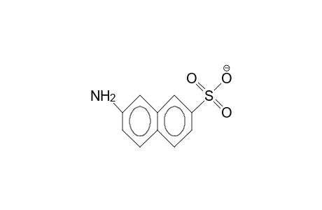 7-Amino-2-naphthalenesulfonic acid, anion