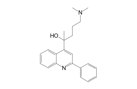 5-(Dimethylamino)-2-(2-phenyl-4-quinolinyl)-2-pentanol