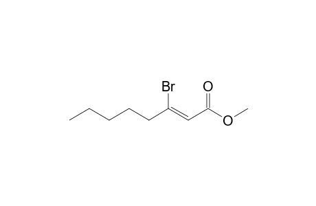 (Z)-3-bromo-2-octenoic acid methyl ester