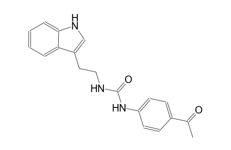 urea, N-(4-acetylphenyl)-N'-[2-(1H-indol-3-yl)ethyl]-