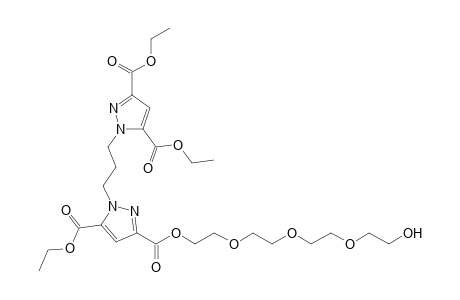 1-[3,5-Bis(ethoxycarbonyl)-1H-pyrazol-1-yl]-3-[5-ethoxycarbonyl-3-(11-hydroxy-3,6,9-trioxaundecyloxycarbonyl)-1H-pyrazol-1-yl]propane