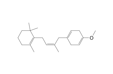 1,4-Cyclohexadiene, 1-methoxy-4-[2-methyl-4-(2,6,6-trimethyl-1-cyclohexen-1-yl)-2-butenyl]-, (E)-