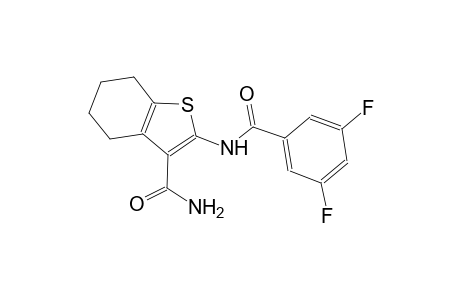 2-[(3,5-difluorobenzoyl)amino]-4,5,6,7-tetrahydro-1-benzothiophene-3-carboxamide