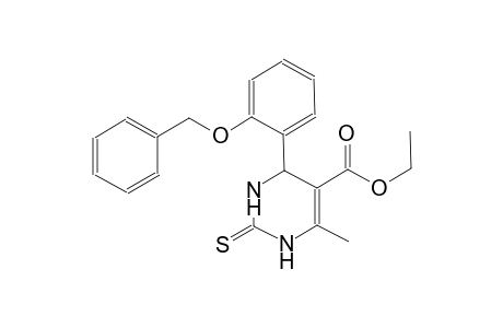 ethyl 4-[2-(benzyloxy)phenyl]-6-methyl-2-thioxo-1,2,3,4-tetrahydro-5-pyrimidinecarboxylate