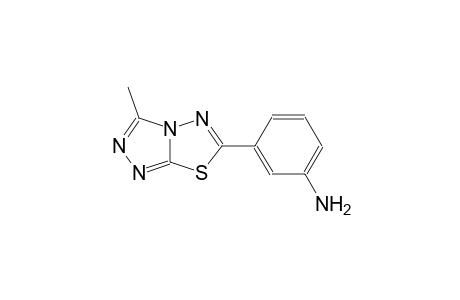 3-(3-methyl[1,2,4]triazolo[3,4-b][1,3,4]thiadiazol-6-yl)phenylamine