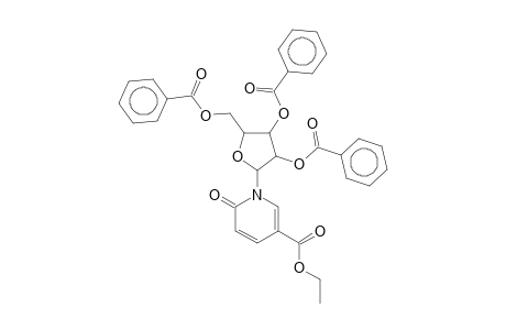 1-(3,4-bis-benzoyloxy-5-benzoyloxymethyl-tetrahydro-furan-2-yl)-6-oxo-1,6-dihydro-pyridine-3-carboxylic acid ethyl ester