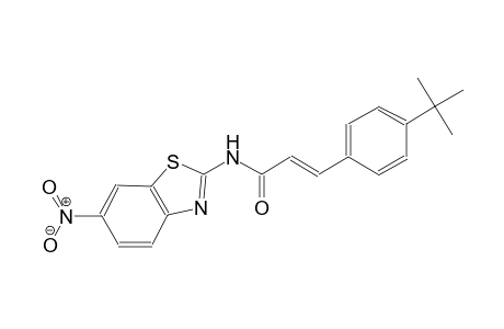 (2E)-3-(4-tert-butylphenyl)-N-(6-nitro-1,3-benzothiazol-2-yl)-2-propenamide