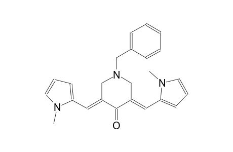 (3E,5E)-1-benzyl-3,5-bis[(1-methyl-1H-pyrrol-2-yl)methylene]-4-piperidinone
