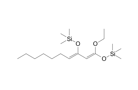 1-Ethoxy-1,3-bis(trimethylsilyloxy)deca-1,3-di-ene