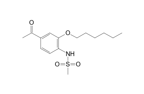 N-(4-acetyl-2-hexoxyphenyl)methanesulfonamide