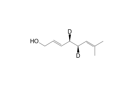 (2E,4R,5S)-7-Methyl[4,5-D2]octa-2,6-dien-1-ol