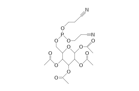 1,2,3,4-Tetra-O-acetyl-B-D-glucopyranose bis(2-cyano-ethyl)phosphite