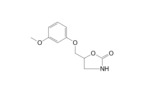 5-[(m-METHOXYPHENOXY)METHYL]-2-OXAZOLIDINONE