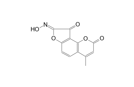 (8Z)-4-methyl-2H-furo[2,3-h]chromene-2,8,9-trione 8-oxime