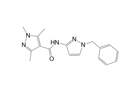N-(1-benzyl-1H-pyrazol-3-yl)-1,3,5-trimethyl-1H-pyrazole-4-carboxamide