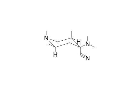 BETA-4-DIMETHYLAMINO-1,2,5-TRIMETHYL-4-CYANOPIPERIDINE