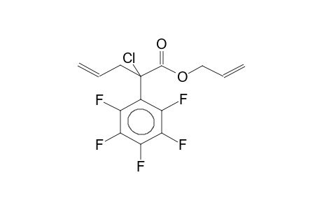 2-PENTAFLUOROPHENYL-2-CHLOROPENT-4-ENOIC ACID, ALLYL ESTER