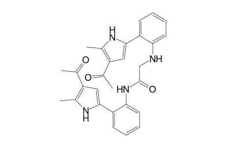 2-[2-(4-acetyl-5-methyl-1H-pyrrol-2-yl)anilino]-N-[2-(4-acetyl-5-methyl-1H-pyrrol-2-yl)phenyl]acetamide