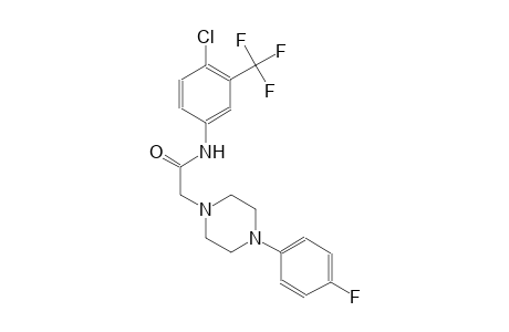 1-piperazineacetamide, N-[4-chloro-3-(trifluoromethyl)phenyl]-4-(4-fluorophenyl)-