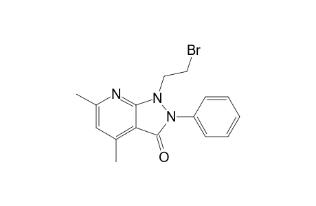 1-(2-Bromoethyl)-4,6-dimethyl-2-phenyl-1,2-dihydropyrazolo[3,4-b]pyridin-3-one