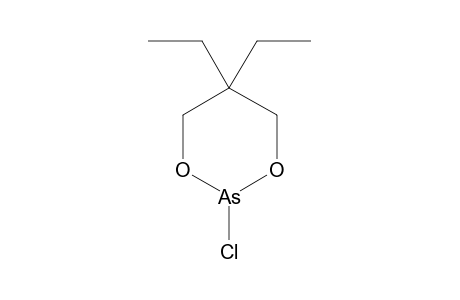 2-Chloro-5,5-diethyl-1,3,2-dioxarsenane