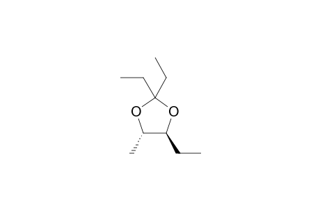 (4S,5S)-2,2,4-Triethyl-5-methyl-1,3-dioxolane