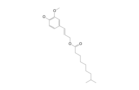 DIHYDRO-CAPSICONIATE;CONIFERYL-8-METHYLNONANOATE