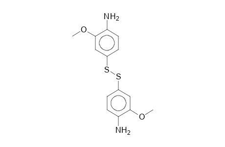 4-[(4-Amino-3-methoxyphenyl)disulfanyl]-2-methoxyphenylamine