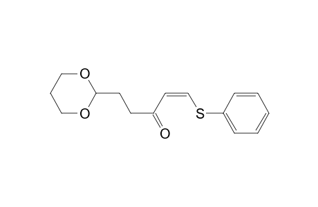 (Z)-5-(1,3-dioxan-2-yl)-1-(phenylthio)-1-penten-3-one