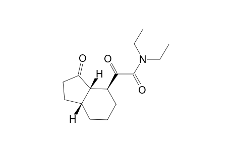 N,N-DIETHYL-2-OXO-2-(7-OXOOCTAHYDROINDEN-1-YL)-ACETAMIDE