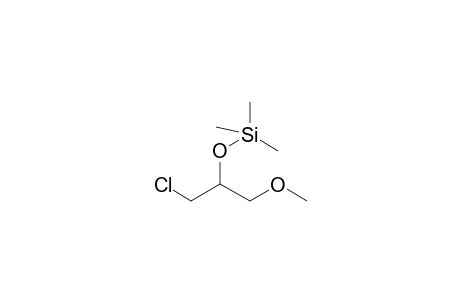 1-Chloro-3-methoxy-2-propanol, tms derivative