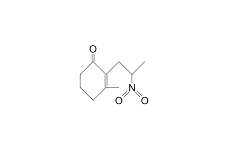 3-Methyl-2-(2-nitro-propyl)-cyclohex-2-en-1-one