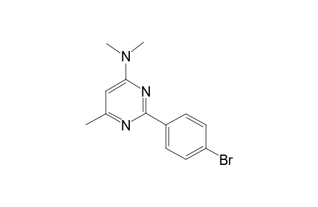 2-(4-Bromophenyl)-N,N,6-trimethyl-4-pyrimidinamine