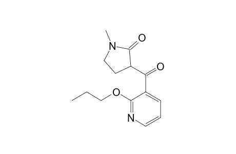1-methyl-3-[(2-propoxy-3-pyridinyl)carbonyl]-2-pyrrolidinone