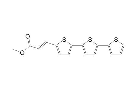 (E)-3-[5-(5-thiophen-2-yl-2-thiophenyl)-2-thiophenyl]-2-propenoic acid methyl ester